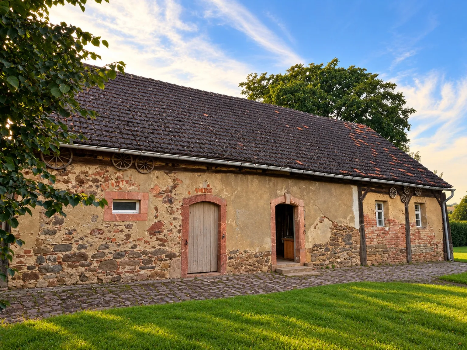 Historische Pfarrscheune in Nauenhain